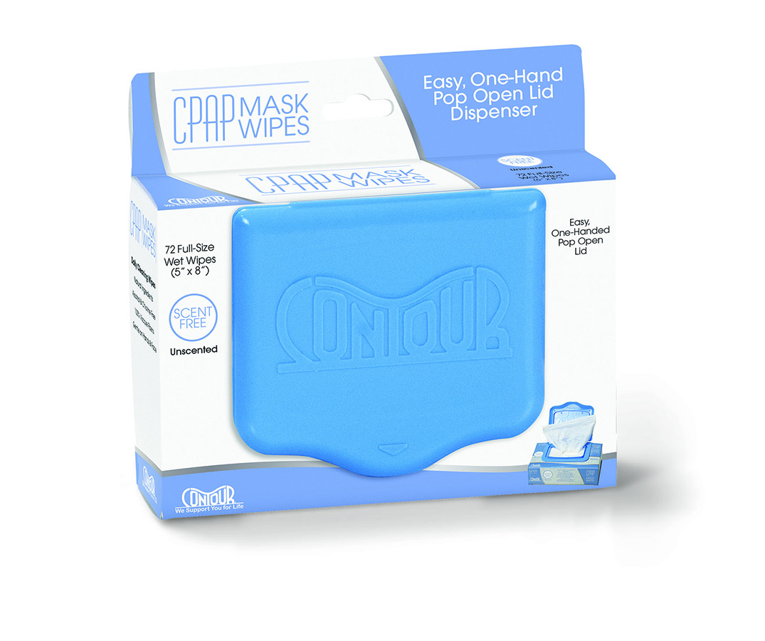 Product Image Contour Unscented CPAP Wipes Front View