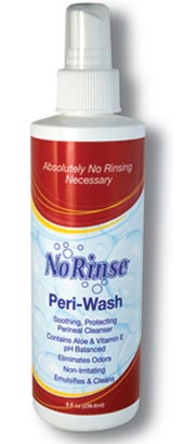 Zoomed in product image NO RINSE Peri-Wash 8OZ